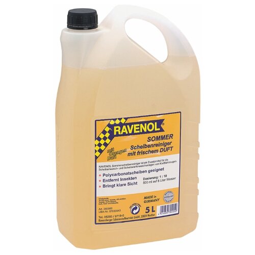 фото Жидкость для стеклоомывателя ravenol