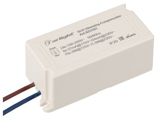 Усилитель компенсирующий ARL-TB01 (230V, TRIAC) (Arlight, IP20 Пластик, 2 года)