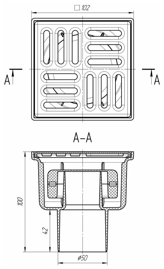 Трап для душа АНИ Пласт TQ5202 - фотография № 11