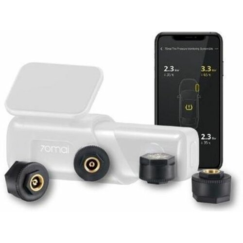 Датчики контроля давления шин Xiaomi 70mai External TPMS Sensor Midrive T04, черный