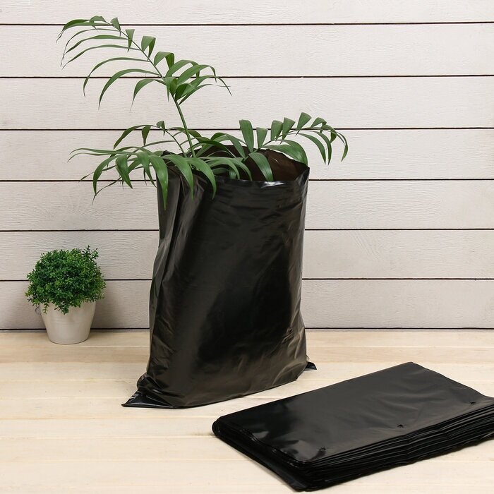 Пакет для рассады Greengo 5L 12x35cm Black 1374522 - фотография № 2