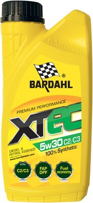 Моторное масло Bardahl XTEC 5W30 C2/C3 Синтетическое 1 л