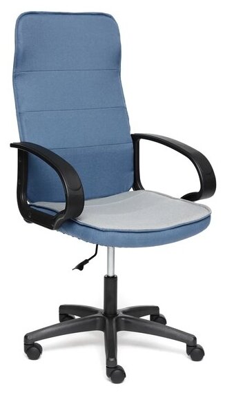 Кресло компьютерное Tetchair WOKER ткань синий серый