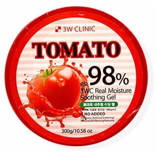 3W Clinic Многофункциональный гель с экстрактом томата / Tomato Moisture Soothing Gel, 300 мл