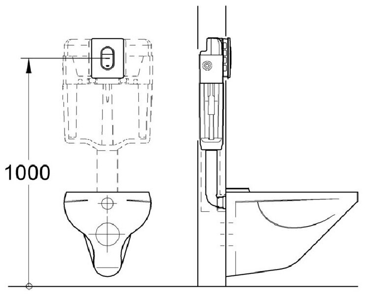 Смывная клавиша Grohe - фото №8
