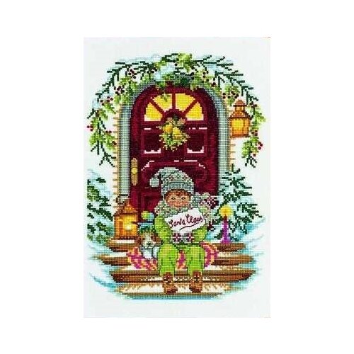 EVA ROSENSTAND Набор для вышивания Девочка на лестнице, 30 x 40 см, 14-099