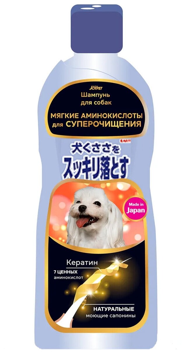 Шампунь для собак Premium Pet Japan Joypet восстанавливающий с мягкими аминокислотами для суперочищения 350 мл (1 шт)