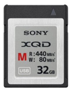 Карта памяти Sony XQD 32 ГБ, R/W 440/80 МБ/с