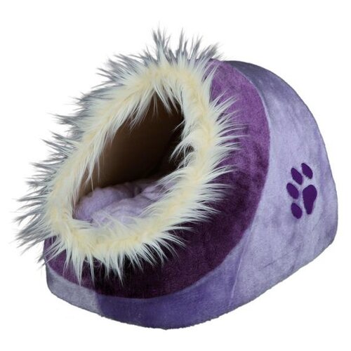 домик для собак и кошек trixie minou cuddly cave 35х26х41 см 35 см 26 см бежевый коричневый 41 см Домик для собак и кошек TRIXIE Minou Cuddly Cave 35х26х41 см 35 см 26 см лиловый/фиолетовый 41 см