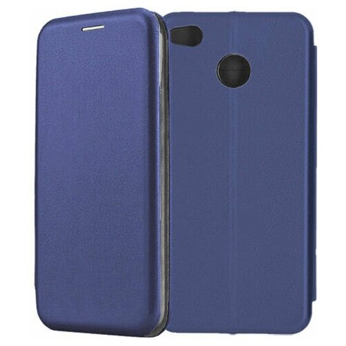 Чехол-книжка Fashion Case для Xiaomi Redmi 4X синий joomer full protection soft silicon 5 0for xiaomi redmi 4x case for xiaomi redmi 4x phone case cover