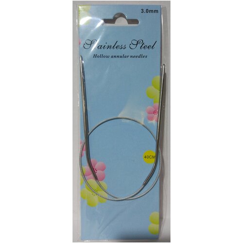 Спицы круговые 3 мм ,тросик 40 см