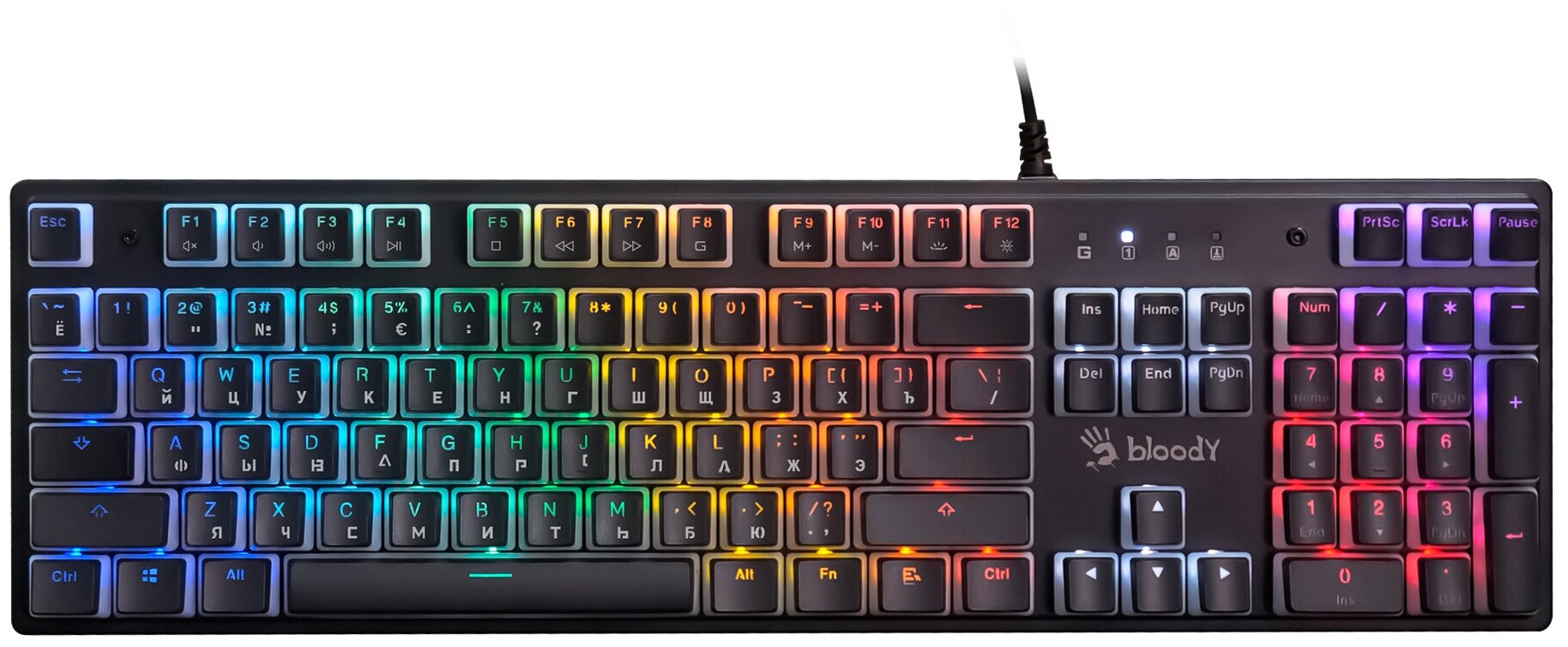 Игровая клавиатура A4Tech Bloody S510RP черный