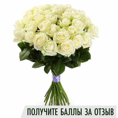 Букет из 35 белых роз. LoVa Flowers
