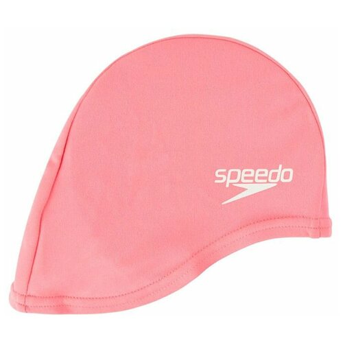 фото Шапочка для плавания детская speedo polyester cap jr , арт.8-710111587, розовый, полиэстер