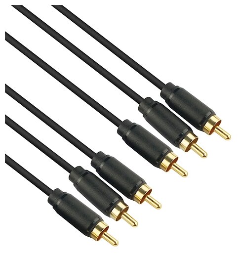 Кабель 3RCA - 3RCA, 1.8 м