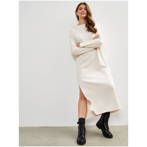 фото Платье mexna трикотажное оверсайз белое