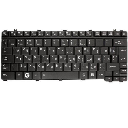 Клавиатура для ноутбука Toshiba A600 U400 U500 глянец p/n: V101462AK1, 0KN0-VG1RU01, MP-08H56SU6920