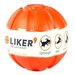 Liker 9 / Мячик Лайкер для собак Крупных пород Оранжевый Ø 9 см