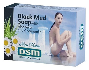 Mon Platin Мыло кусковое на основе натуральной грязи Мертвого моря Mud soap, 125 г