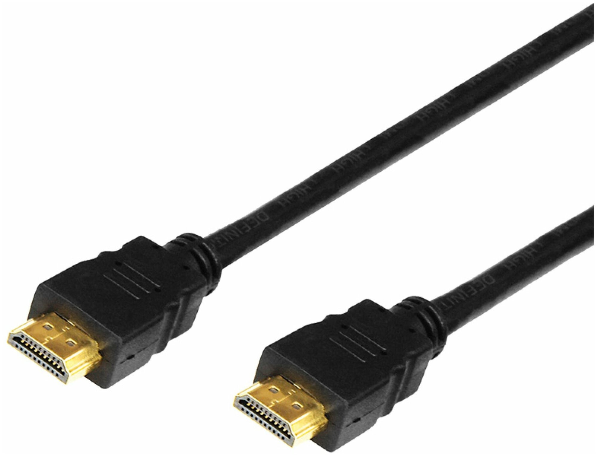 Шнур кабель HDMI - HDMI gold, 3М, с фильтрами 17-6205