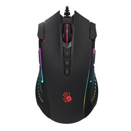 Мышь проводная A4Tech Bloody J90s 8000 dpi USB черный 1379881 356000₽
