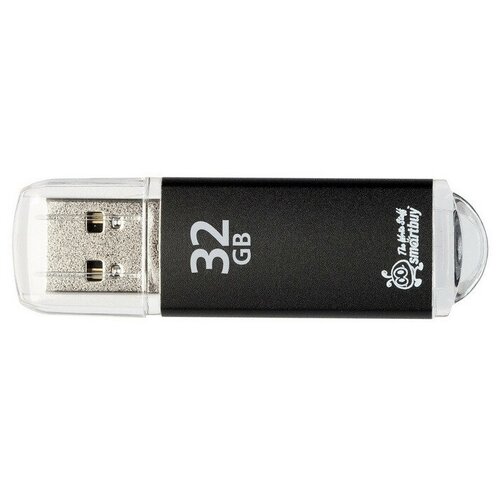 Флеш-память Smartbuy V-Cut, 32Gb, USB 2.0, чер, SB32GBVC-K