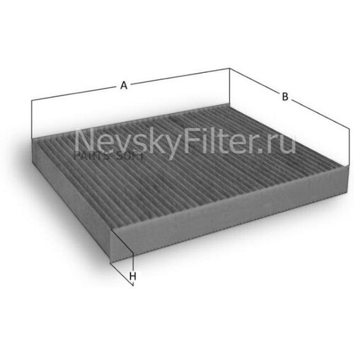 NEVSKY-FILTER NF6433C Фильтр салона угольный RENAULT Logan II 05/13 - > Sandero II 01/13 - > Clio IV 11/12 - > Captur 05/