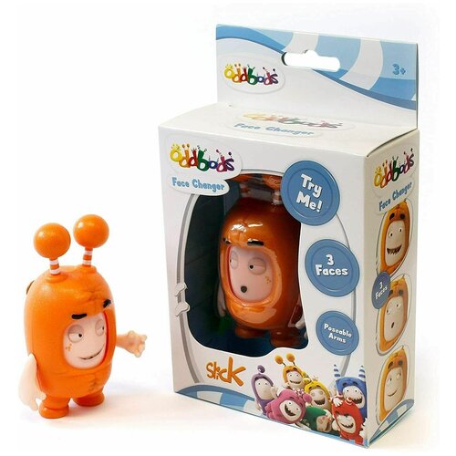 Фигурка Слик (Чуддики) меняющиеся эмоции 8,5 см Oddbods SLICK Face Changer AF8501S