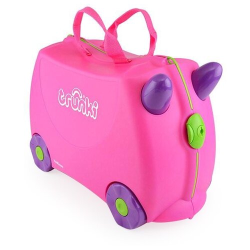 фото Чемодан trunki розовый/фиолетовый/зеленый