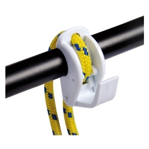 Держатель для кранца на релинг/леер Ø22-25мм, белый пластик OEM: 33.107.00 (Osculati)