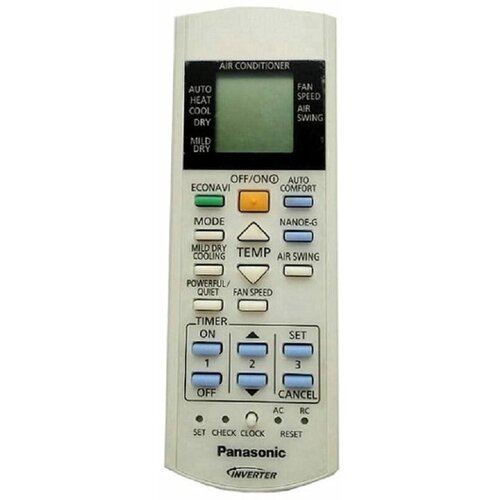 Panasonic CWA75C3992 Пульт для кондиционера CS-E7NKDW, CS-E9NKDW, CS-E12NKDW, CS-E15NKDW