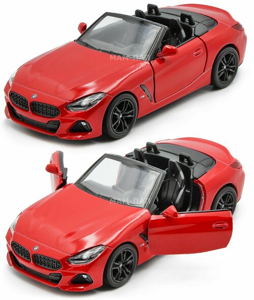 Машинка металлическая Kinsmart BMW Z4 KT5419D инерционная, открываются двери