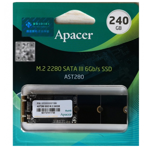 Твердотельный накопитель Apacer 240 ГБ M.2 AP240GAS280-1