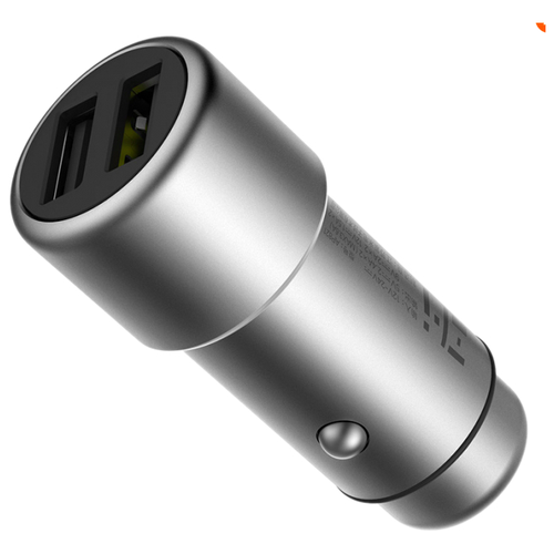 фото Автомобильный блок питания xiaomi zmi digital display car charger 2usb, silver