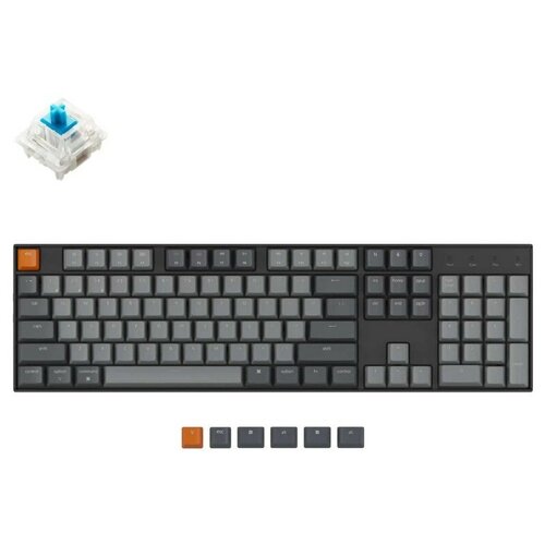 Беспроводная механическая клавиатура Keychron K10 Full size алюмкорпус RGB подсветка Blue Switch 1139000₽