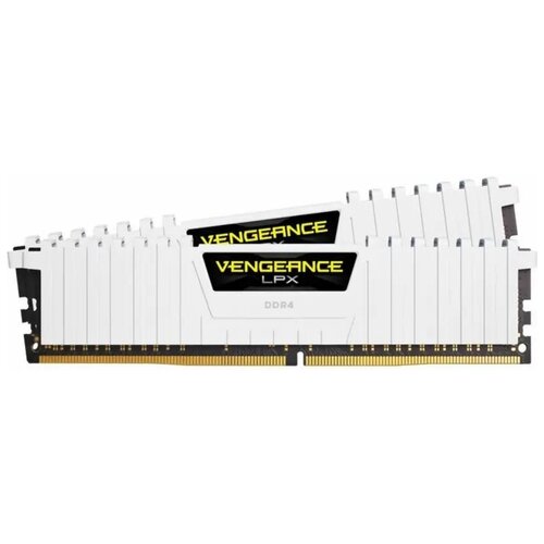 Модуль памяти Corsair Vengeance LPX 32GB DDR4 3200MHz DIMM White Heatspreader, Black PCB CMK32GX4M2E3200C16W