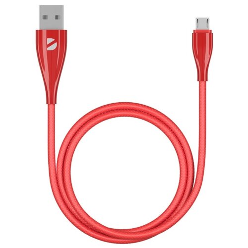 Кабель USB-MicroUSB 1m Deppa 72287 красный ceramic