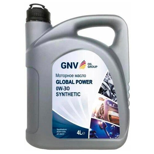 Моторное масло GNV Global Power 0W-30 Synthetic ILSAC GF-5 (канистра 4 л.)