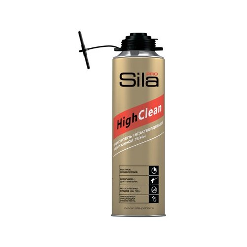 SILA, очиститель монтажной пены, 500 ml, Россия CLSL500