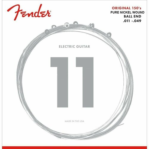 Струны для электрогитары FENDER STRINGS NEW SUPER 150M NPS BALL END 11-49