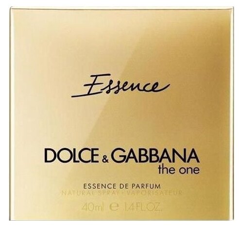 dolce & gabbana the one essence de parfum