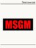 Термонаклейка для одежды и аксессуаров DTF-печать MSGM