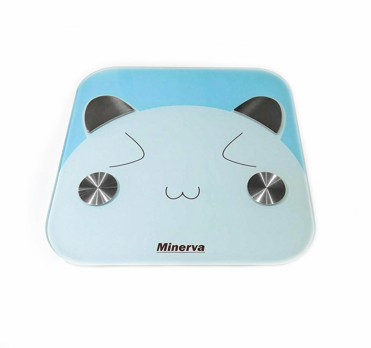 Весы напольные MINERVA "Kidkitty", с подключением к телефону, автоматическое включение/выключение