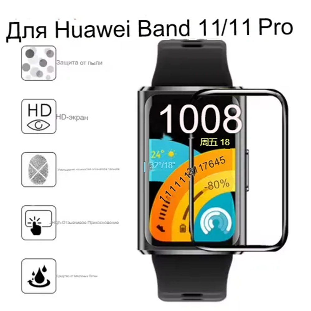 Защитное Оргстекло (рмма) для часов Huawei Band 11/11pro