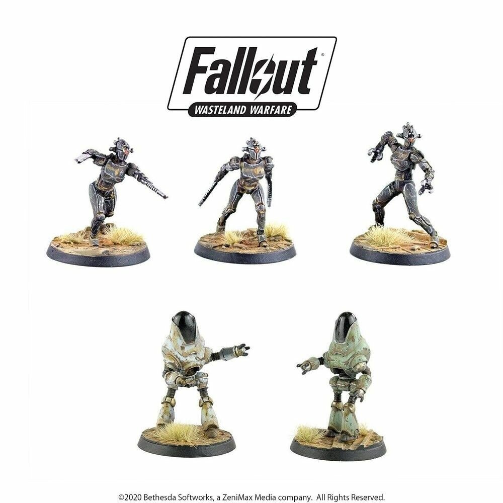 Набор Fallout: Wasteland Warfare - Robots: Assaultrons & Protectrons