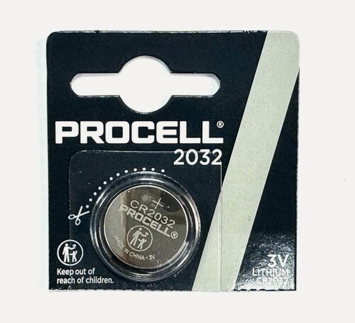 Изображение товара Батарейка DURACELL PROCELL CR2032 (1) шт. в блистере, литиевая