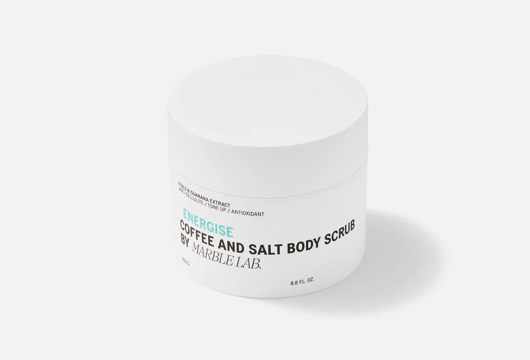 Marble Lab Coffee and salt energise Скраб для тела 250 г