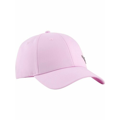 фото Бейсболка puma ess metal puma cat baseball cap для женщин, размер x, розовый