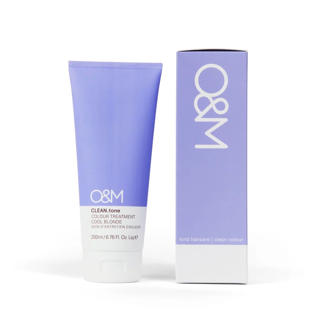 O&M CLEAN.TONE COLOUR TREATMENT COOL BLONDE Тонирующая маска-уход «Стальной блонд» 200 мл