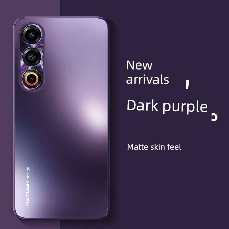 Чехол для Meizu 21 Pro с полным покрытием объектива и защитой от падений, цвет Пурпурный, включая закаленное стекло